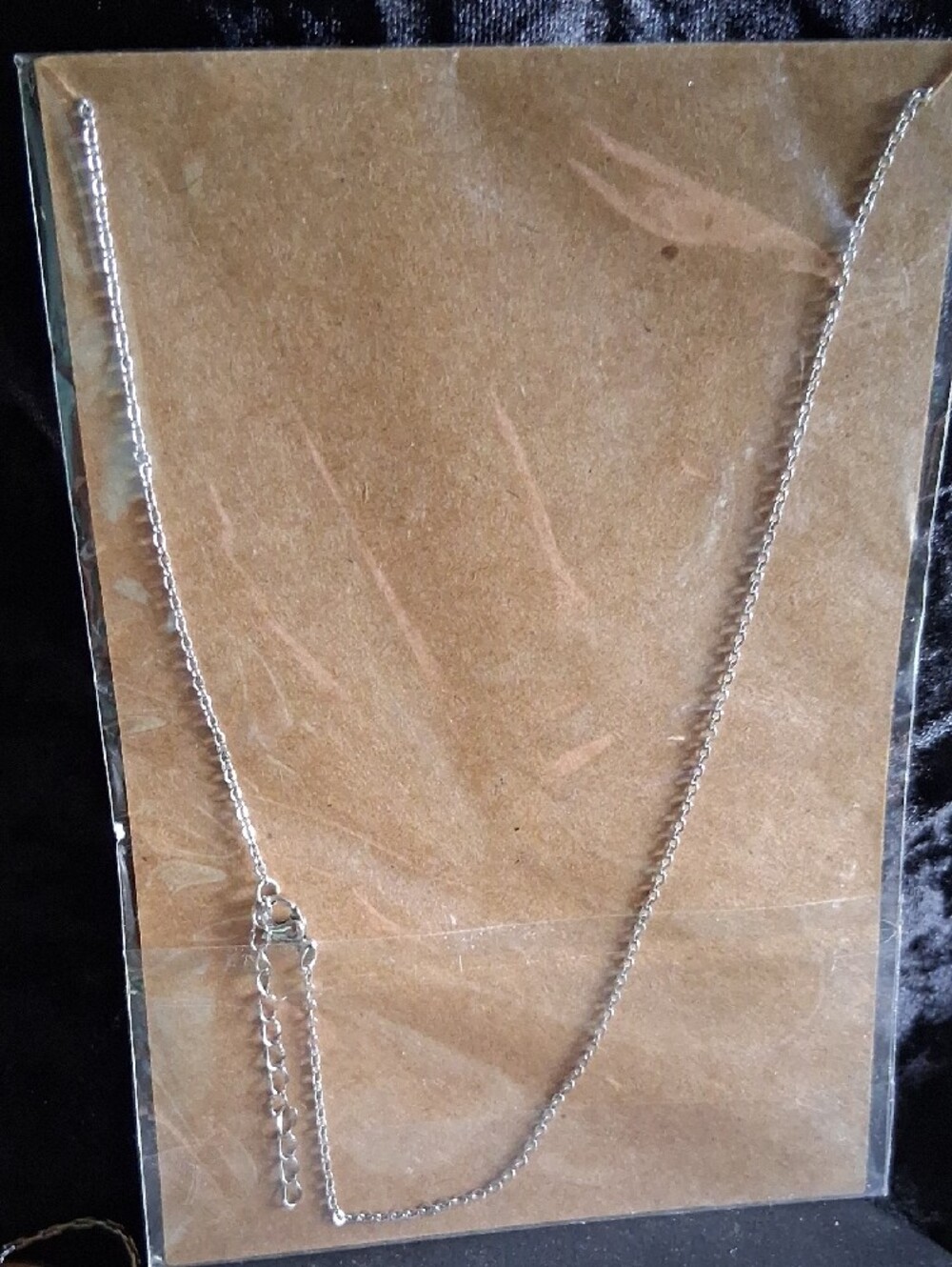 Cherry LA Silver 'Teacher' Script Cross Pendant Necklace - Picture 6 of 6